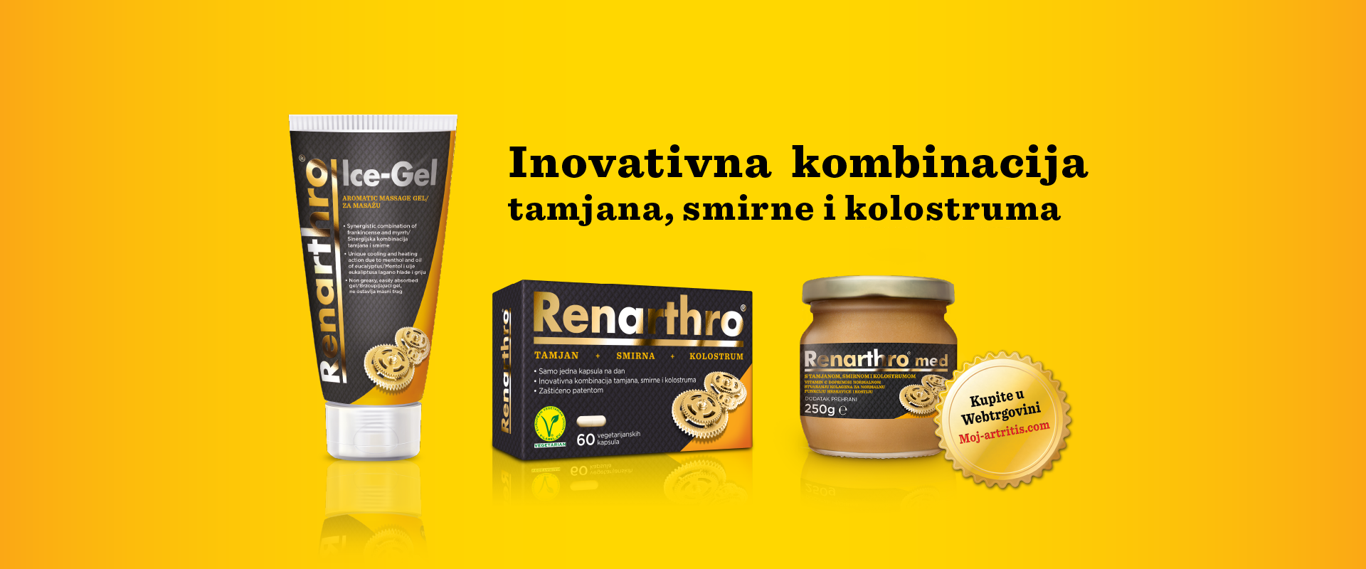 Renarthro - Nova patentirana formula na bazi tamjana, smirne i kolostruma